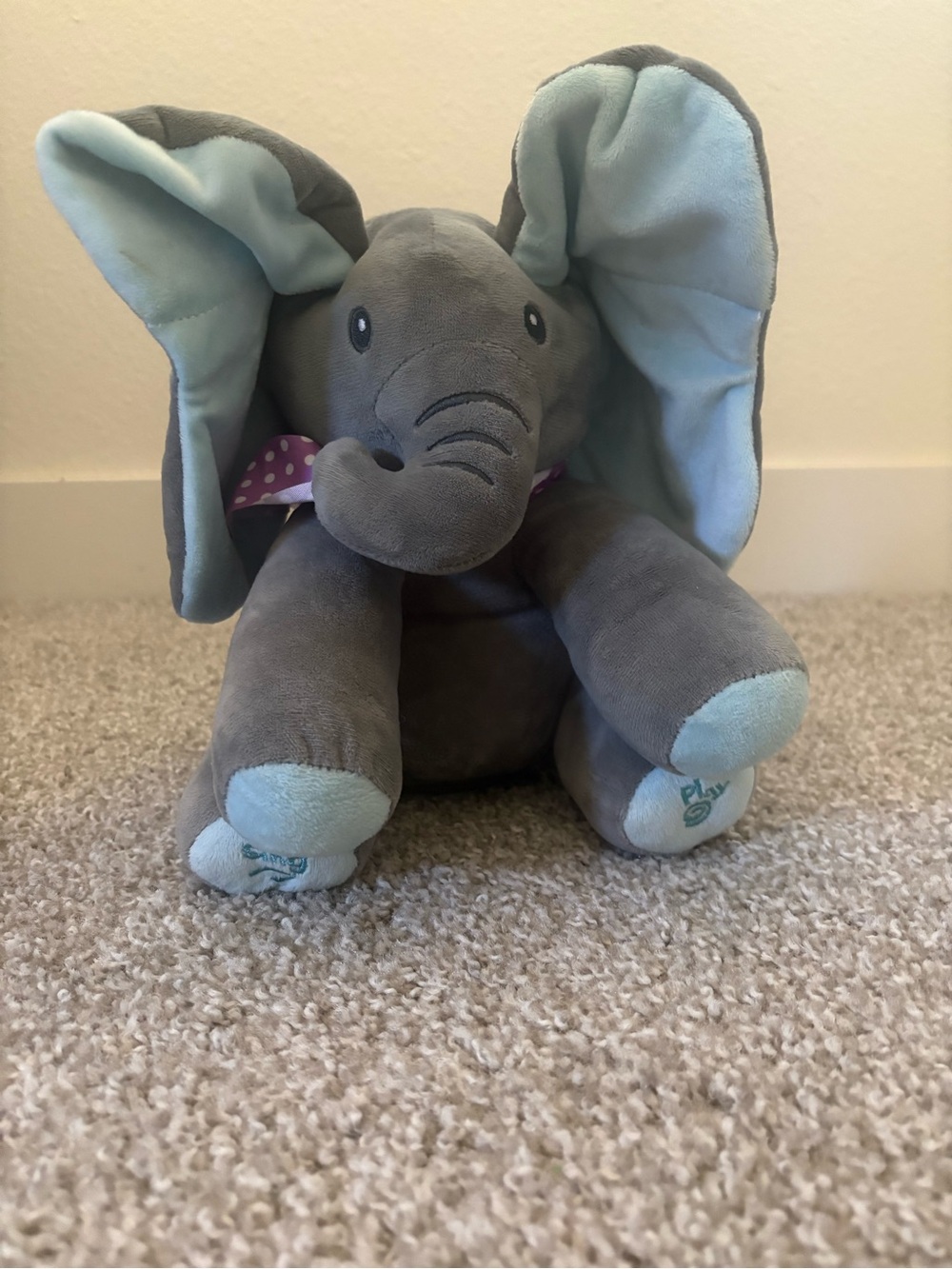 Peeka Boo Baby Musical Elephant Toy